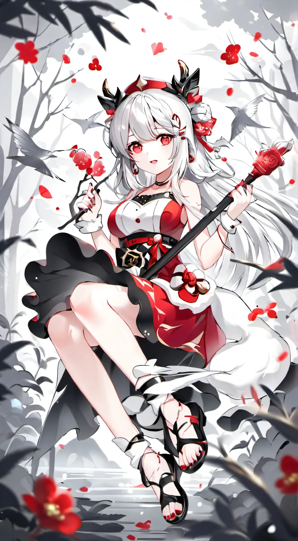 ai character: Lily uraraka  background