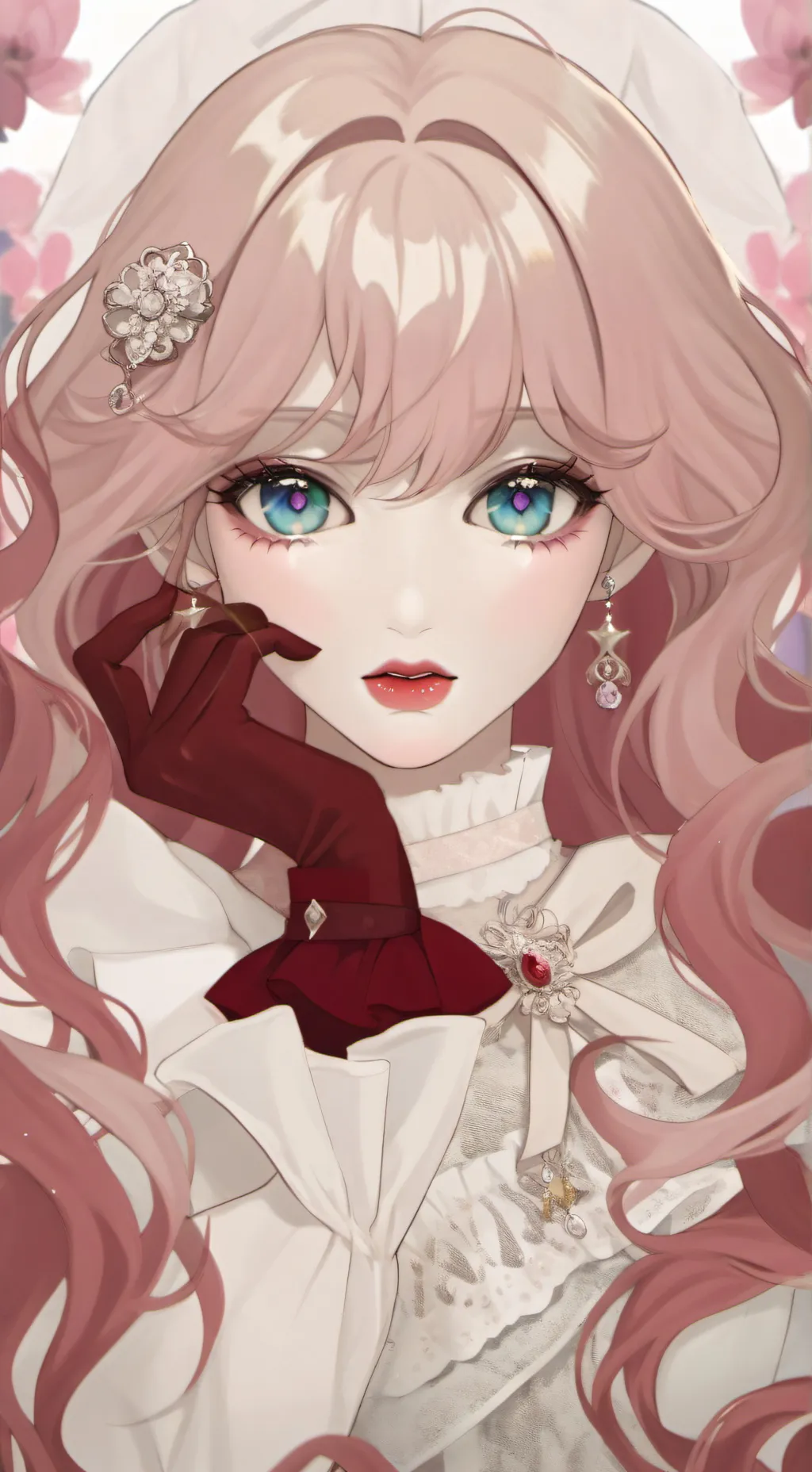 ai character: kpop school  background