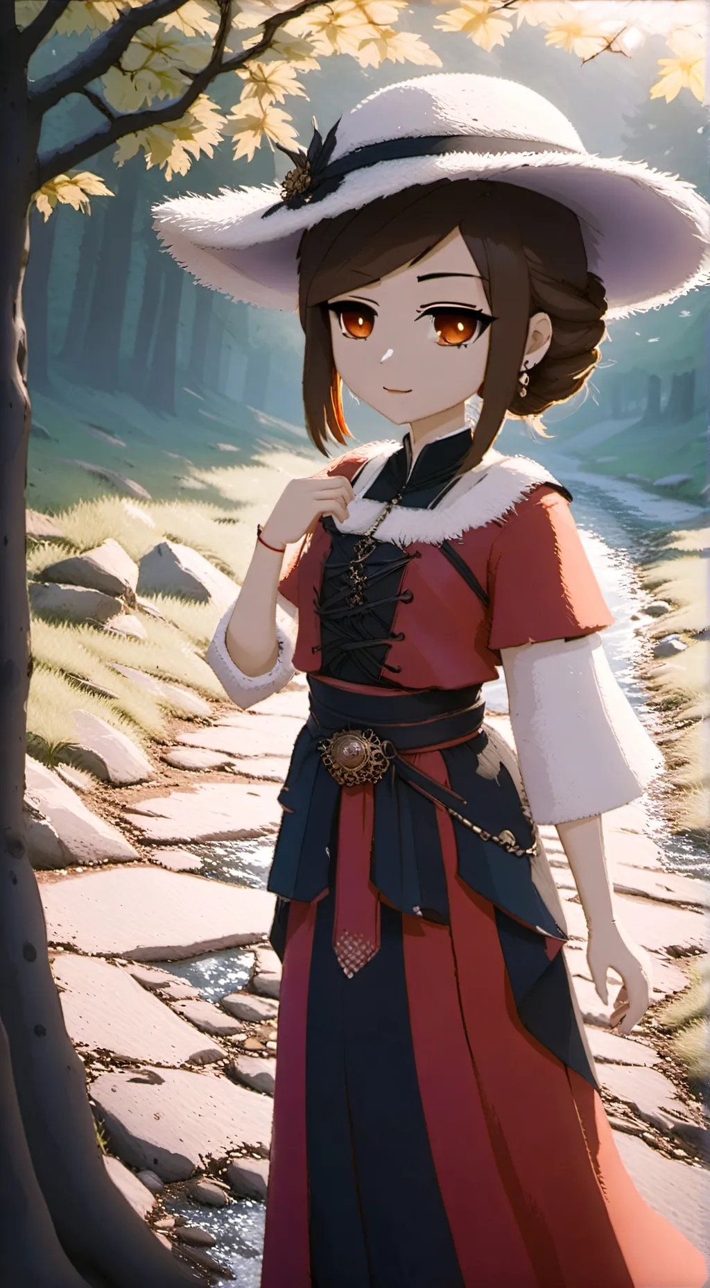 ai character: venpire alicia background