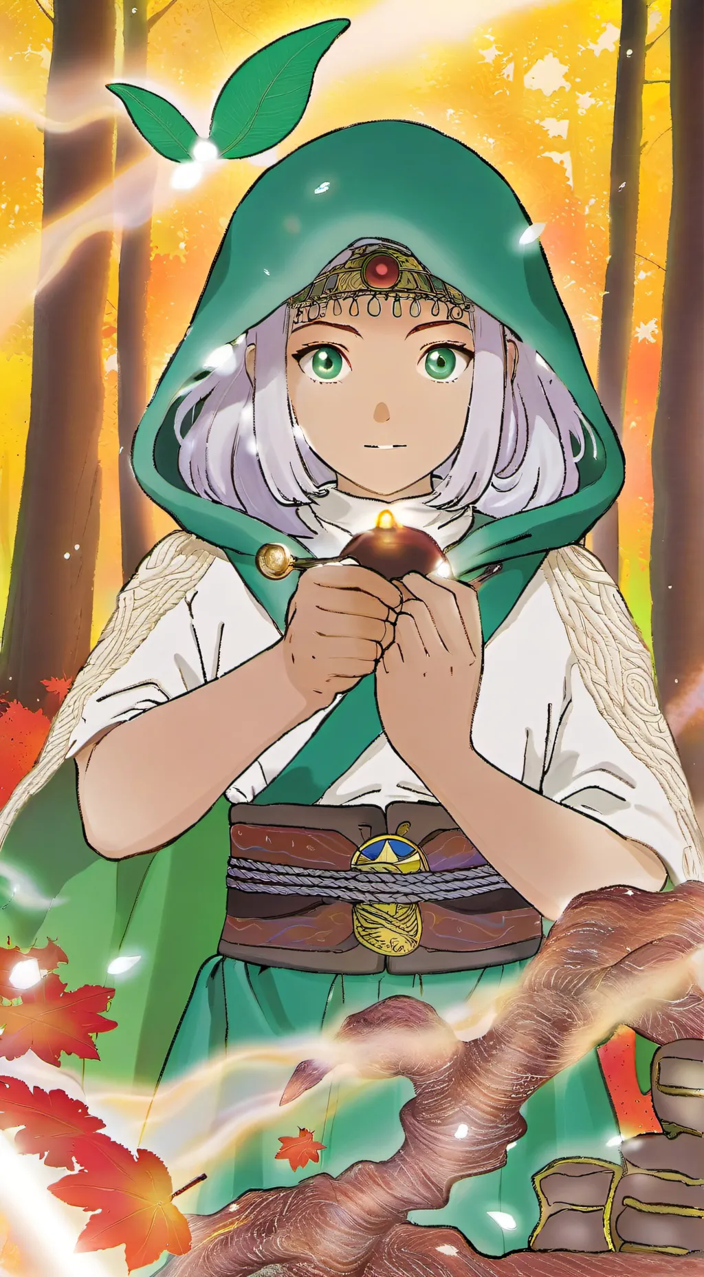 ai character: Weird potion background