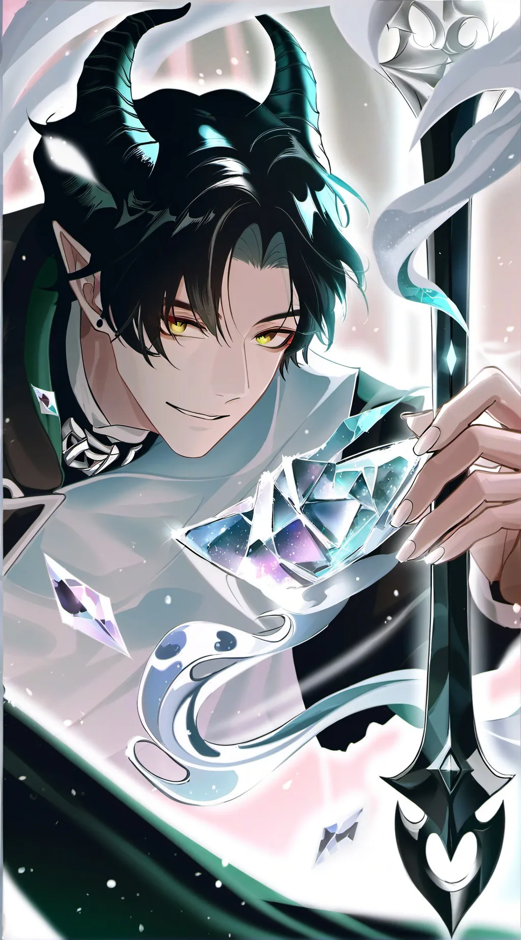 ai character: kpop demon hunters background