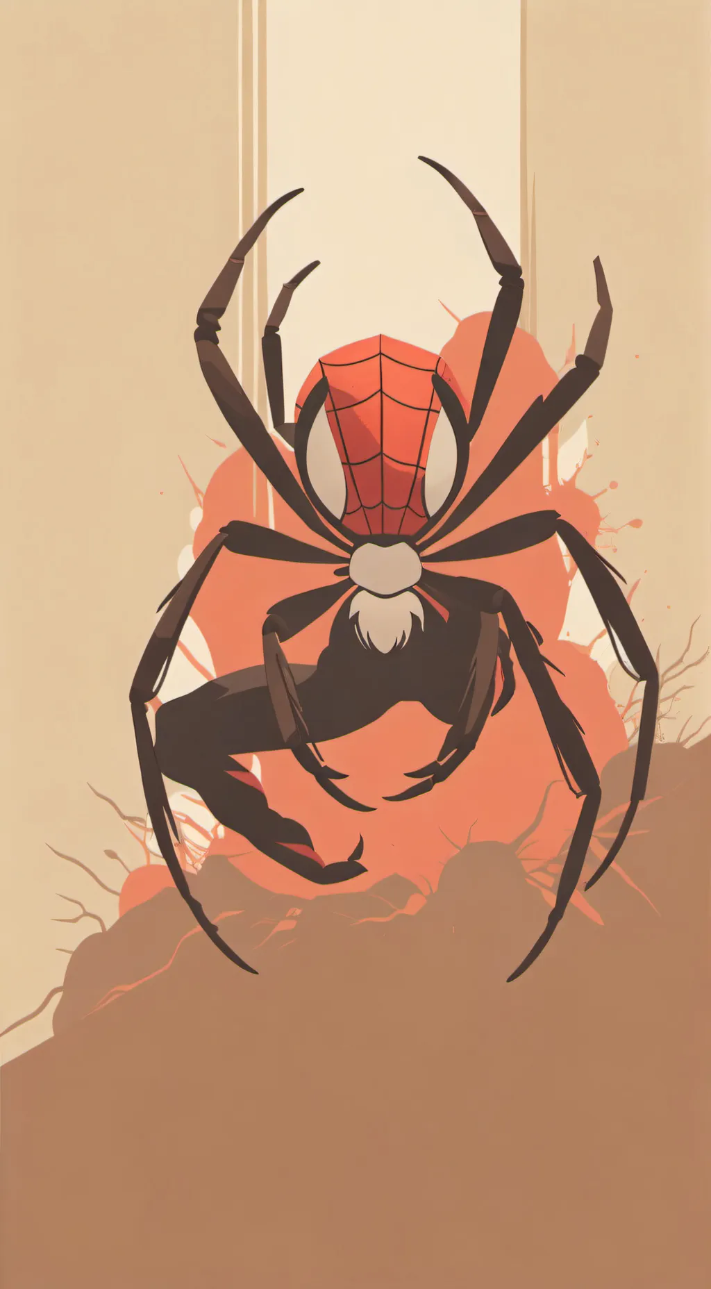 ai character: Aranha 🕷️ background