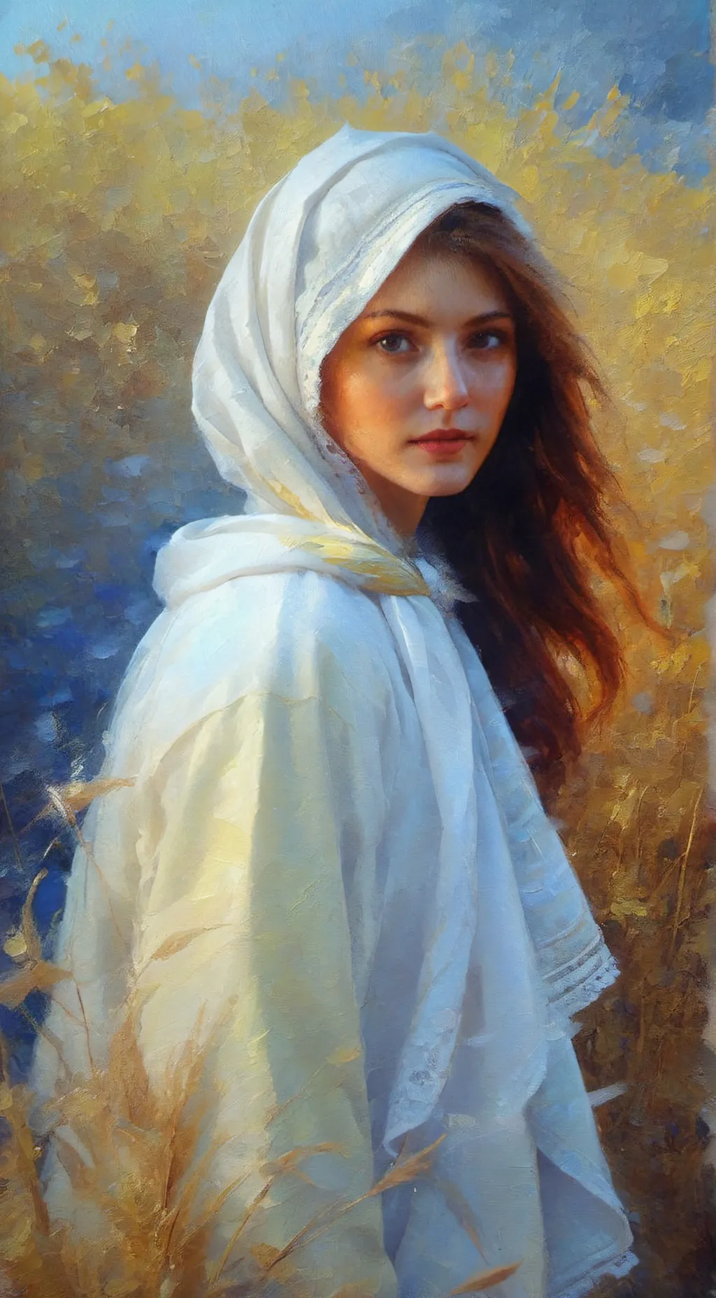 ai character: Соня....  background