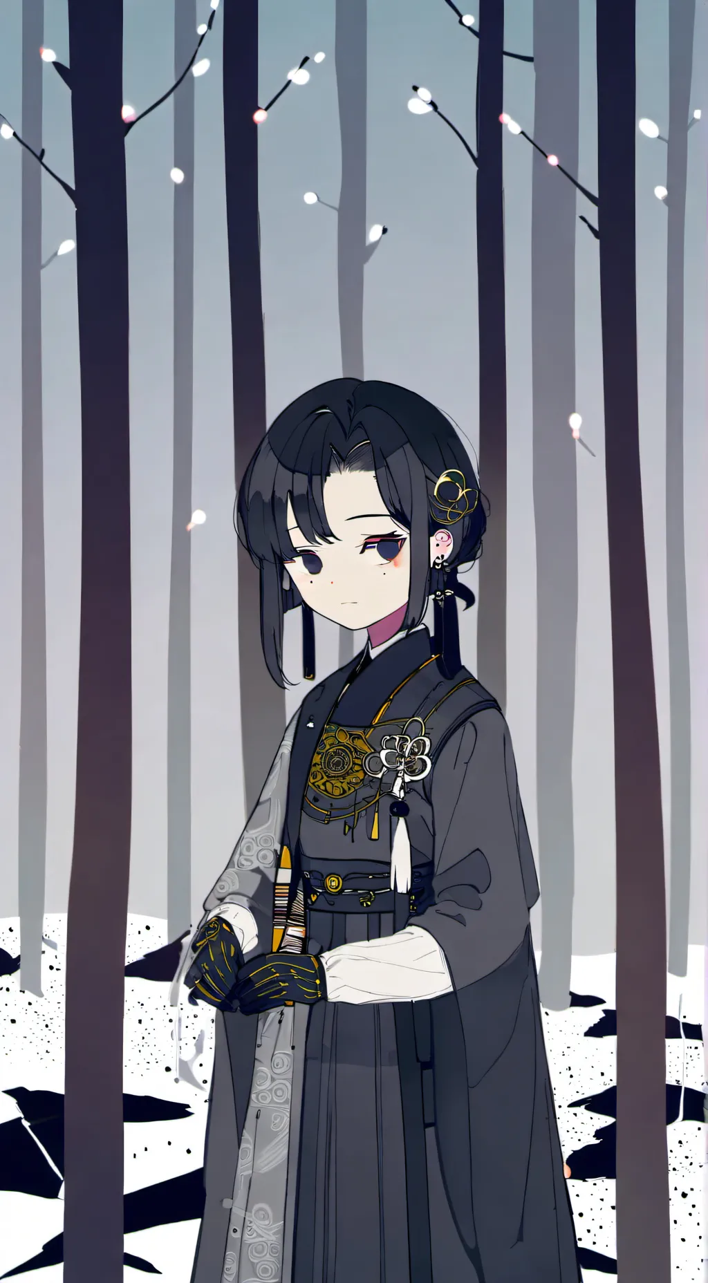 ai character: horror  background