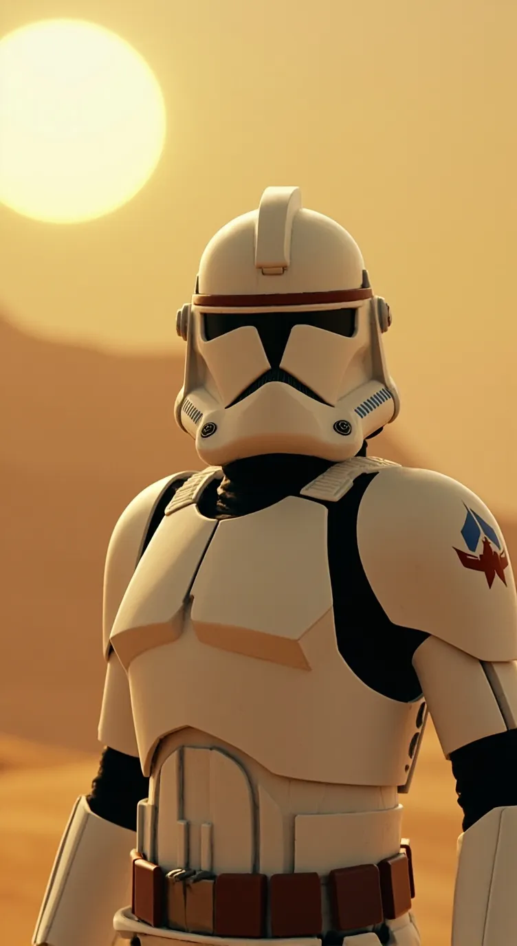 ai character: clone trooper  background