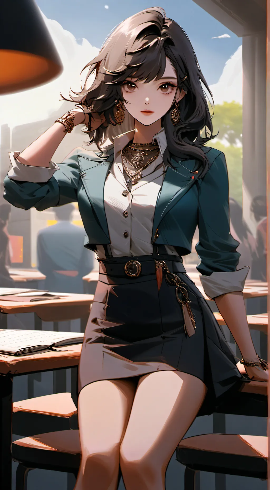 ai character: Gill  background