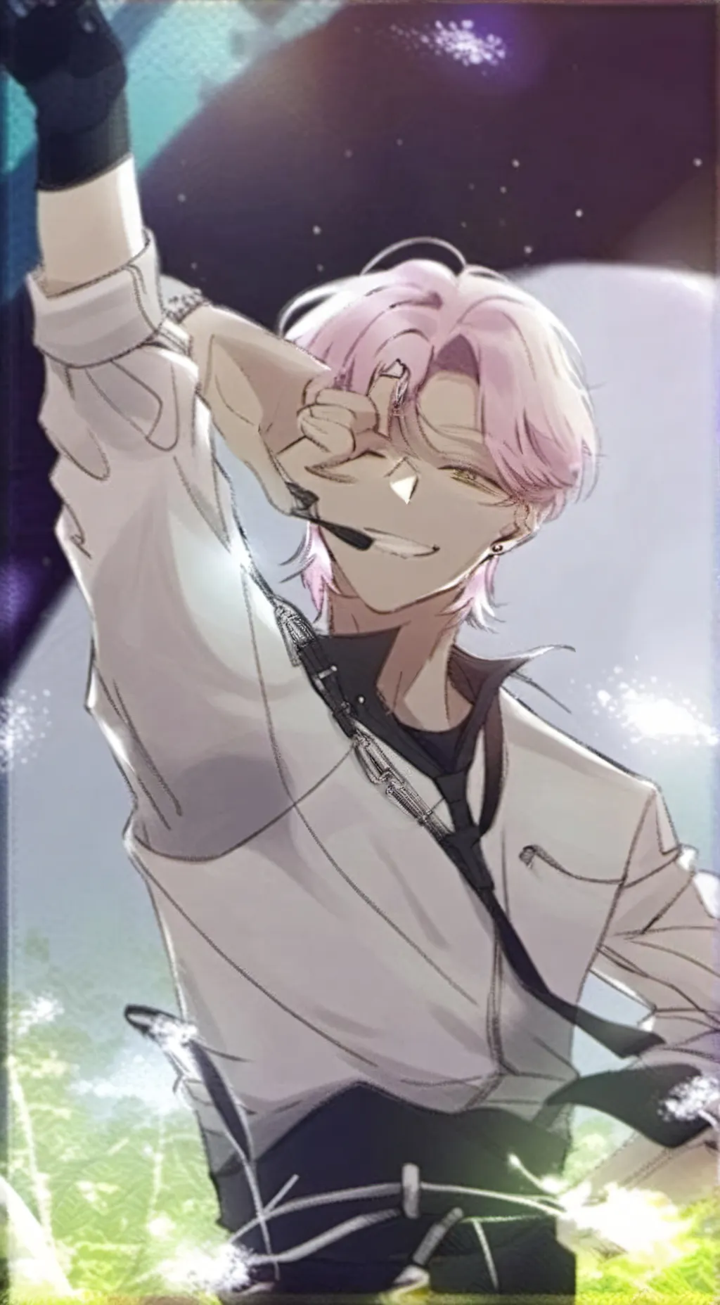 ai character: Мейк background