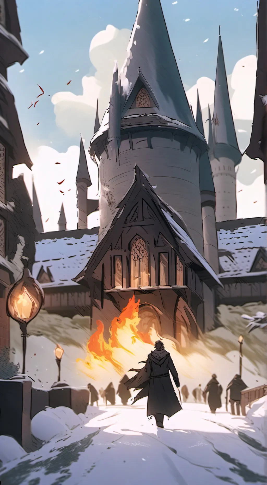 ai character: 😭HOGWARTS CHOAS!😭✨ background