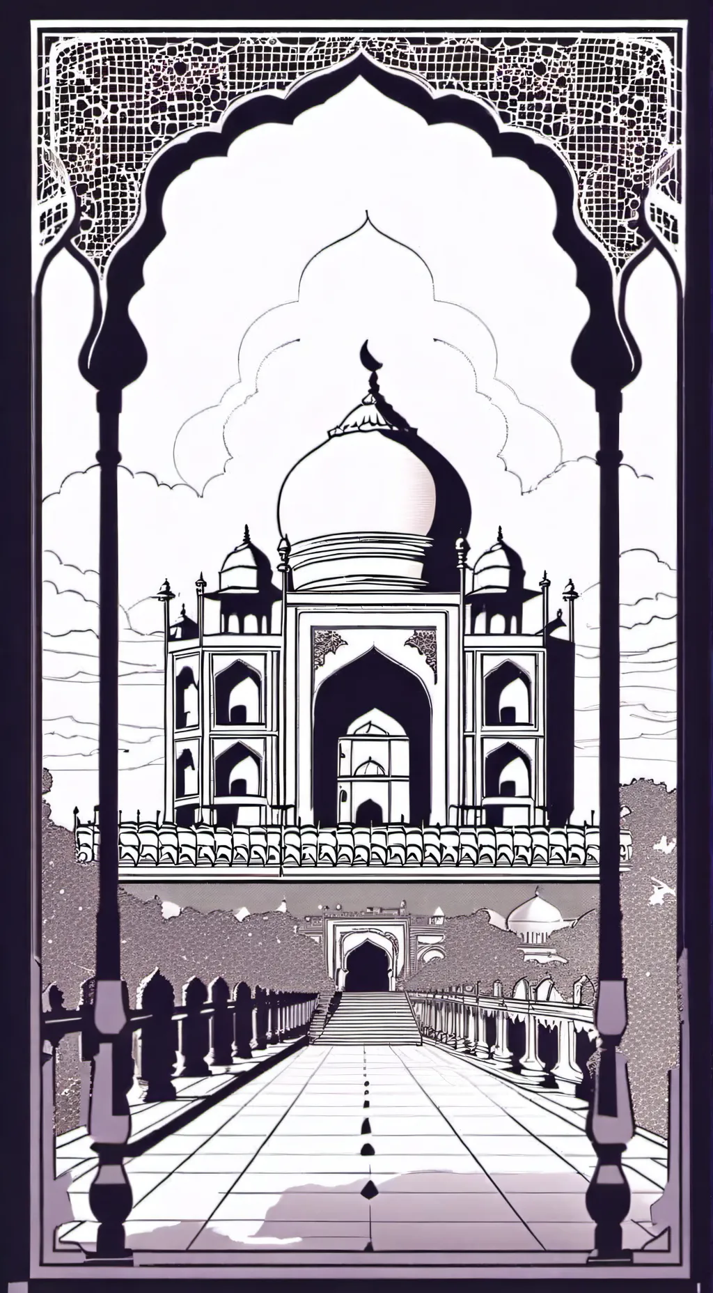 ai character: CRK: INDIA background