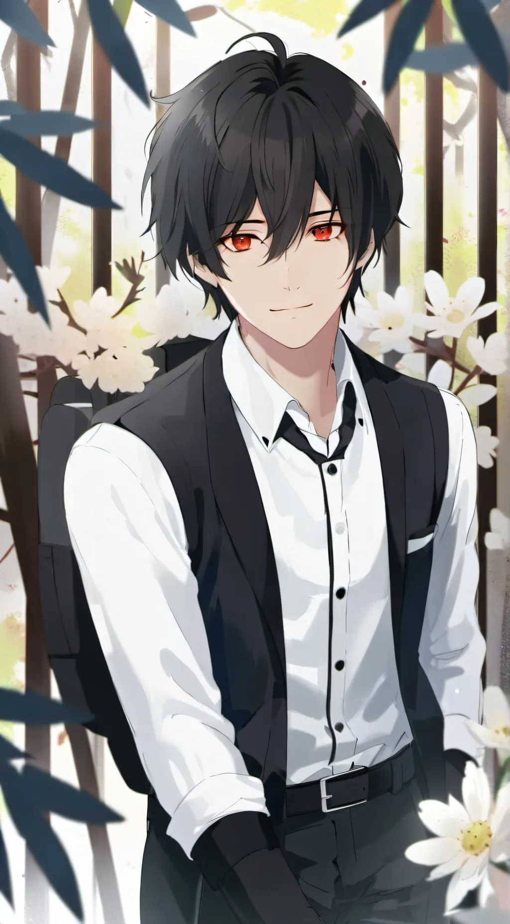 ai character: Javier hermanastro background