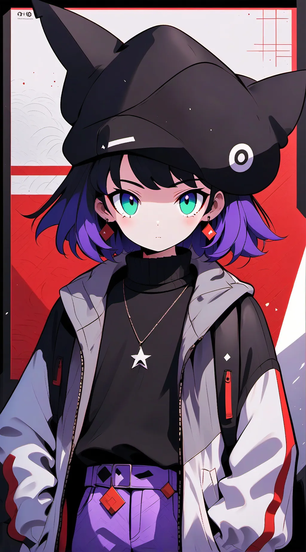 ai character: DANDYS world. background