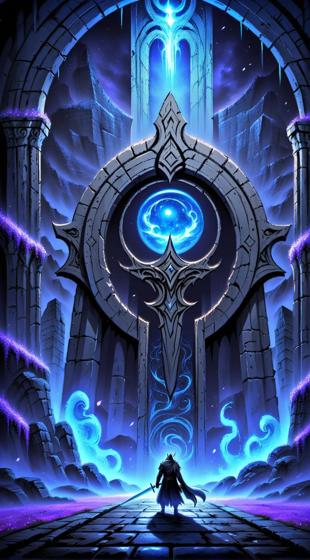 ai character: furry portal background