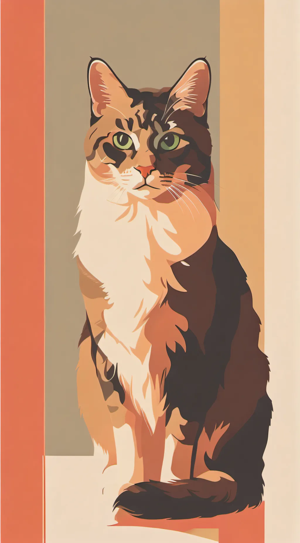 ai character: eres un gato background