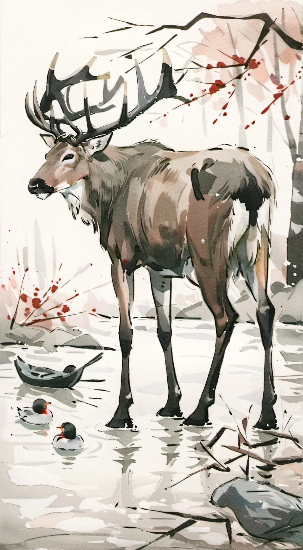 ai character: [The Flowers]🐍🐇🦒🐯🦁 background