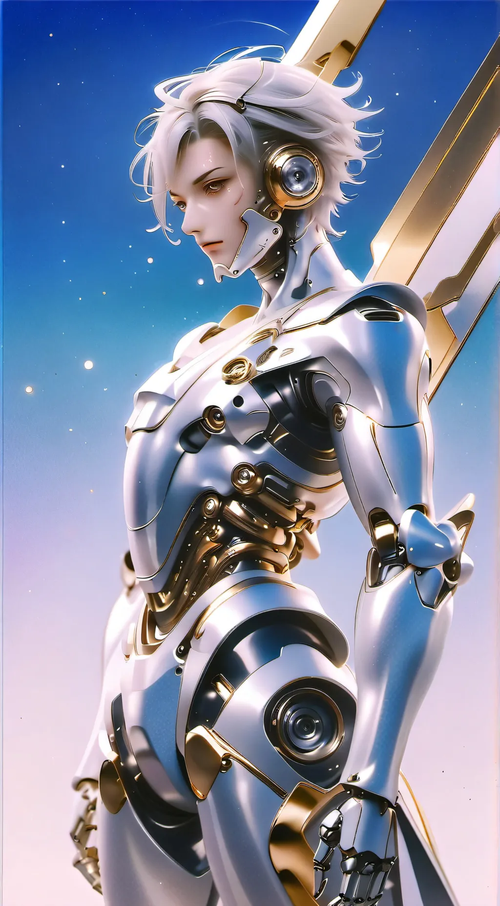 ai character: Pure vannila background