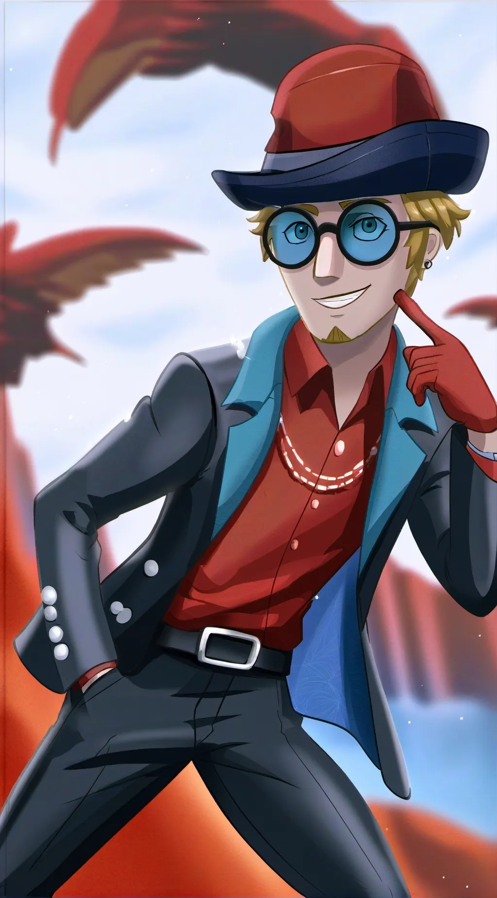 ai character: my Roblox avatar background