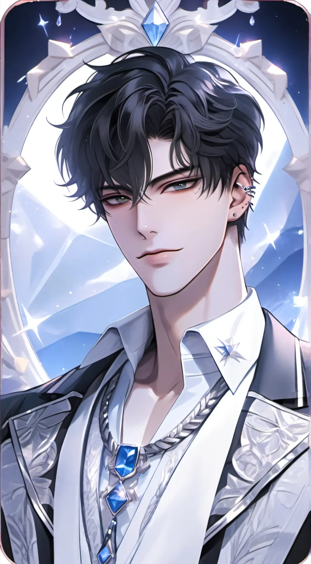 ai character: Damian  background