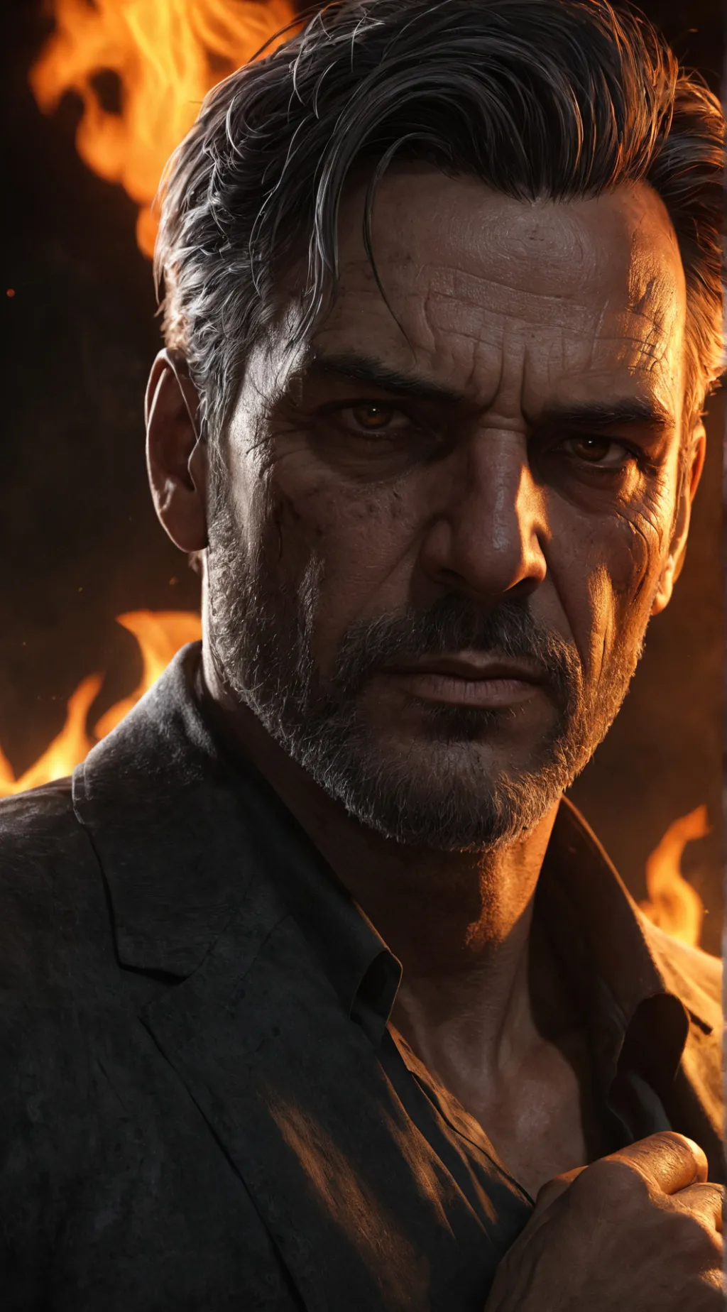 ai character: Sol Badguy background