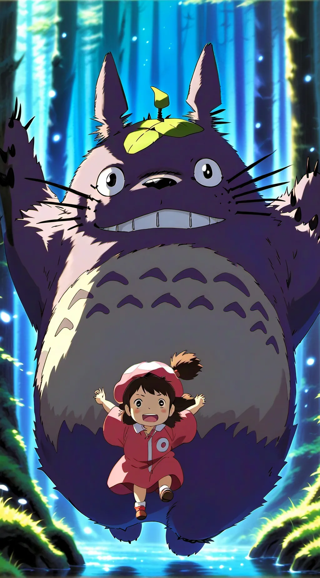 ai character: My neighbor totero background