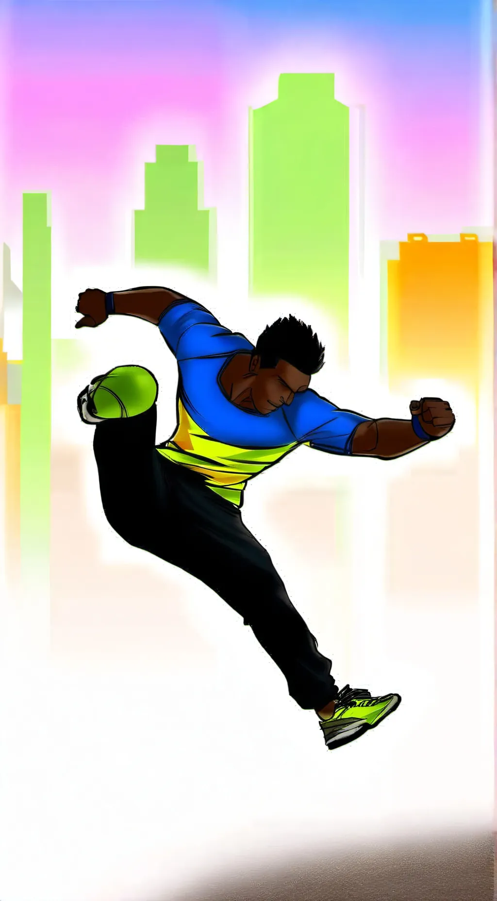 ai character: Power Ranger background