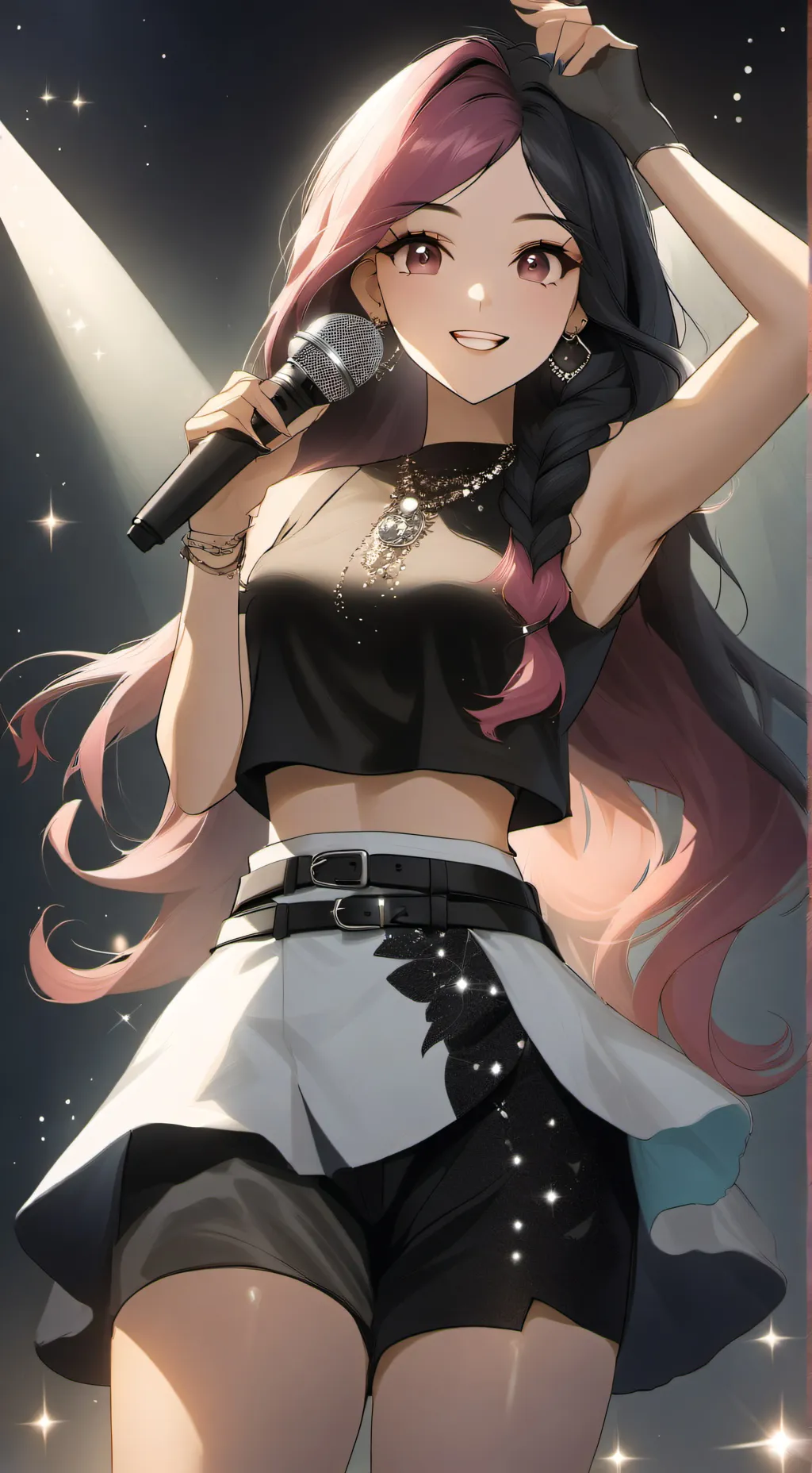 ai character: Adriana Mendez  background