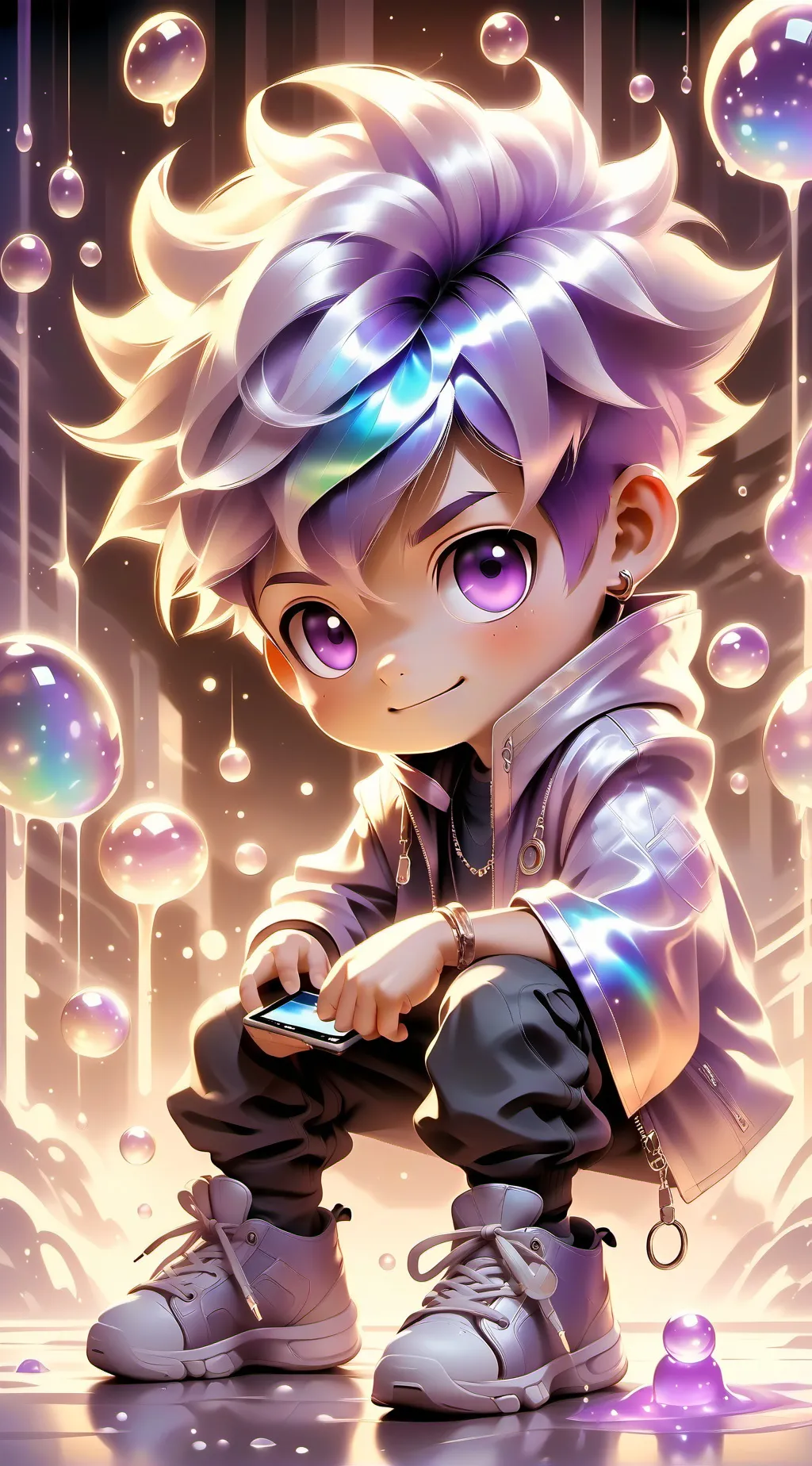 ai character: grow a garden background