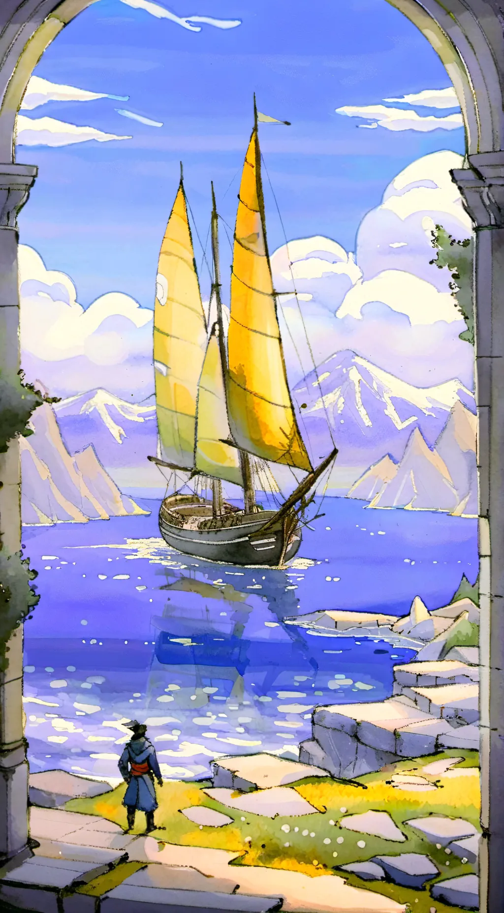 ai character: Sus azure 😮‍💨 background