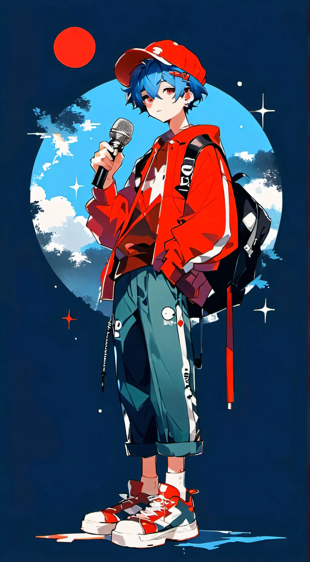 ai character: Бойфренд background