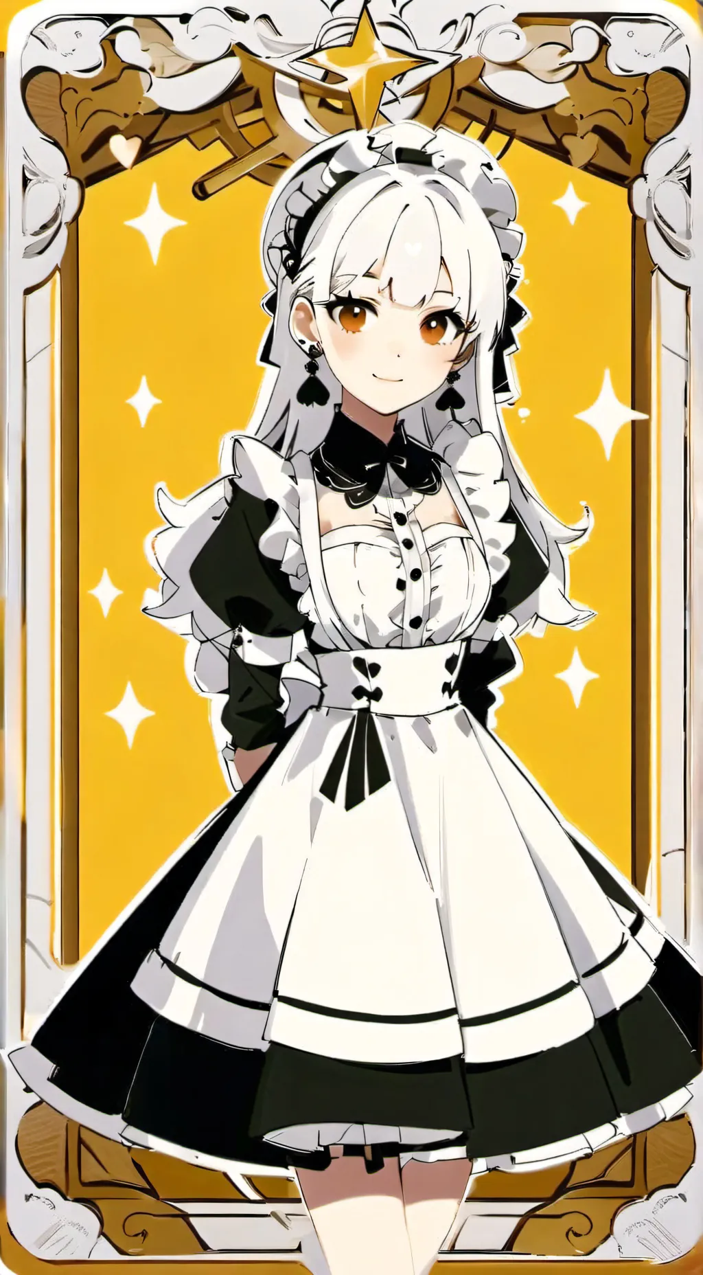 ai character: Maid :D background