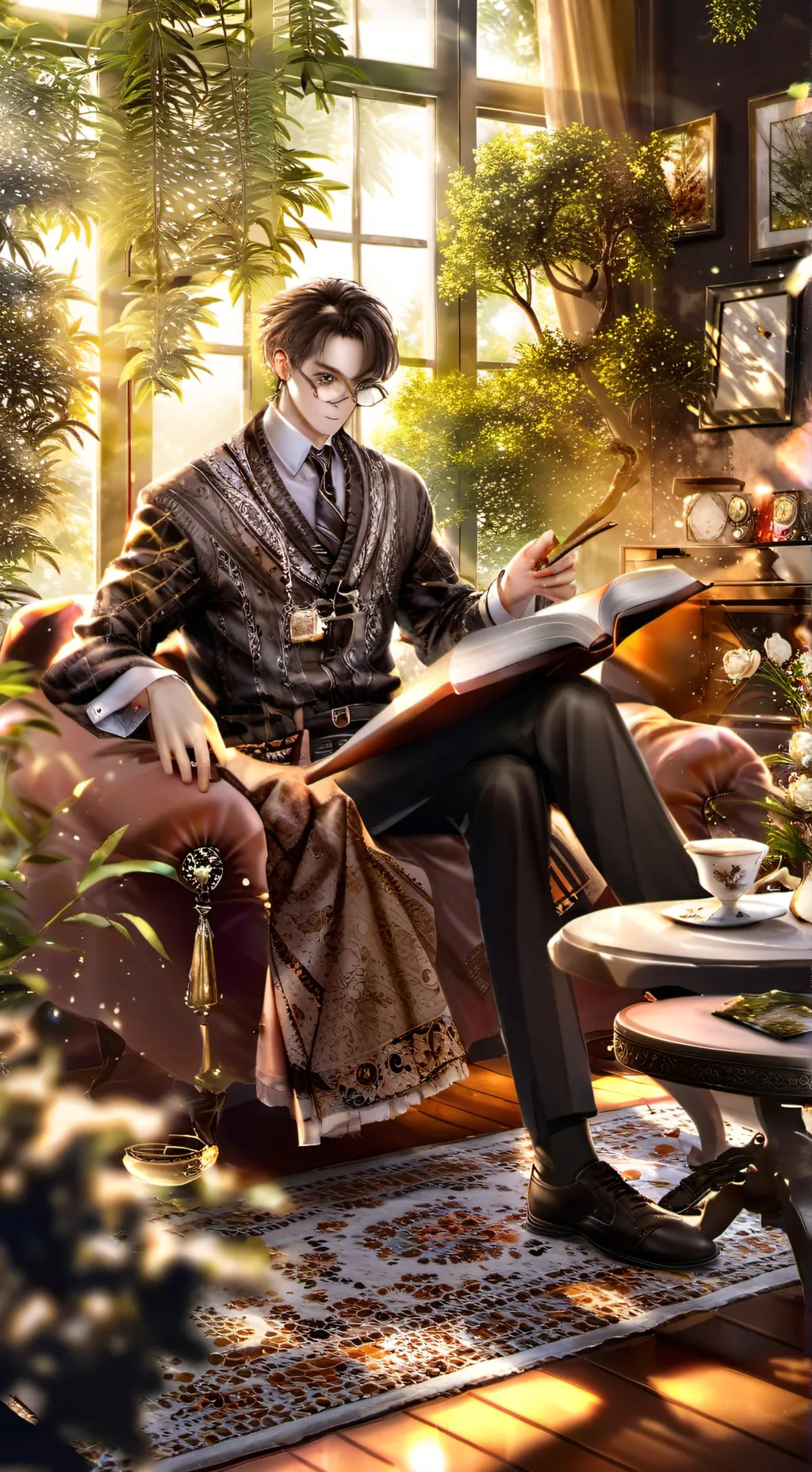 ai character: Grandpa background