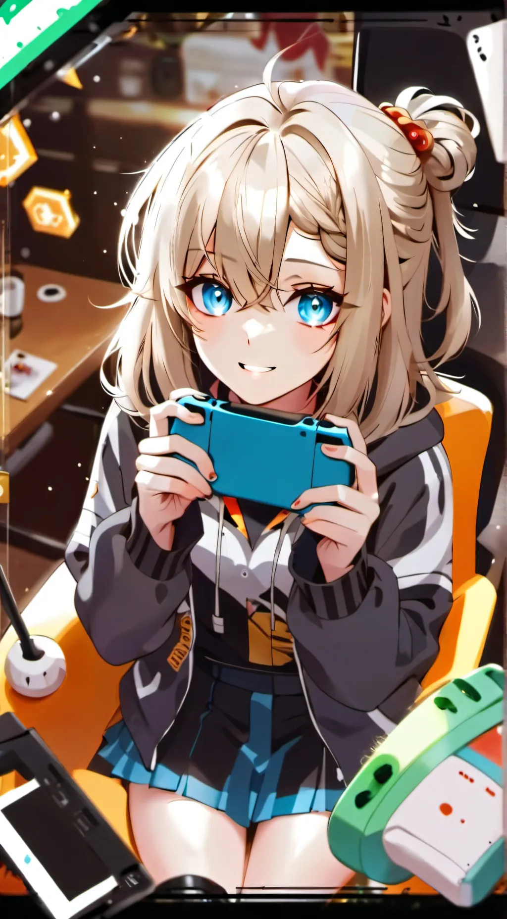 ai character: Maddison  background