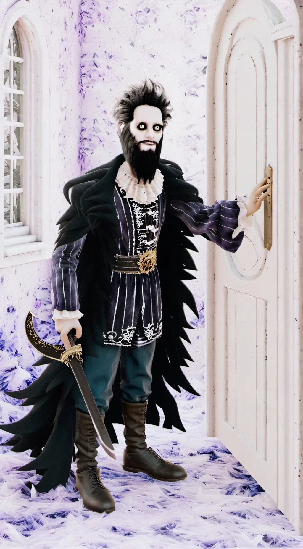 ai character: screech background