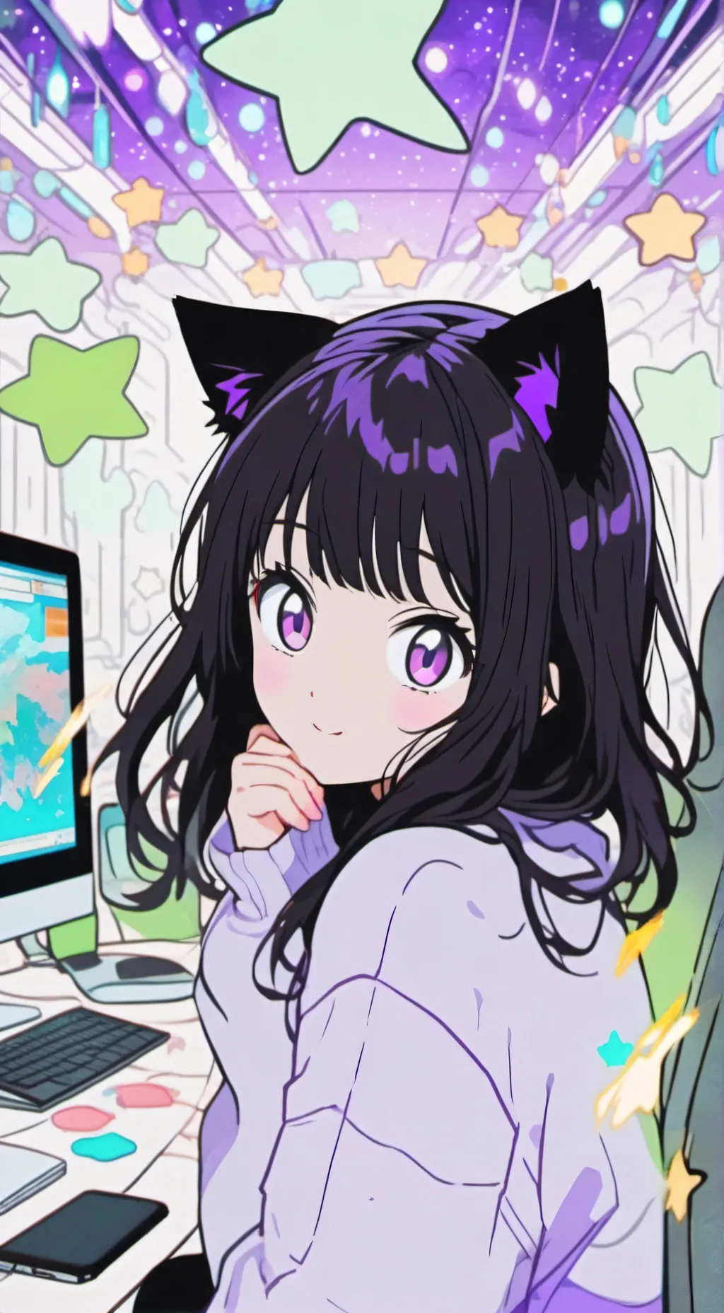Talkie AI - Chat with Luna the Catgirl