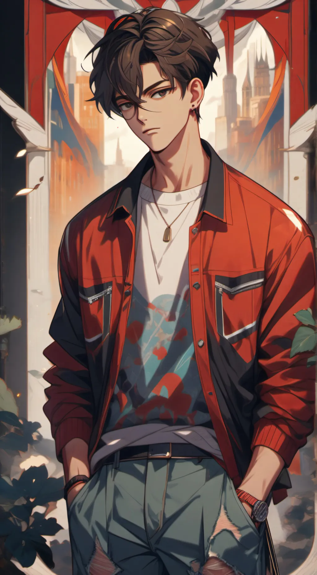 ai character: Alex y max background