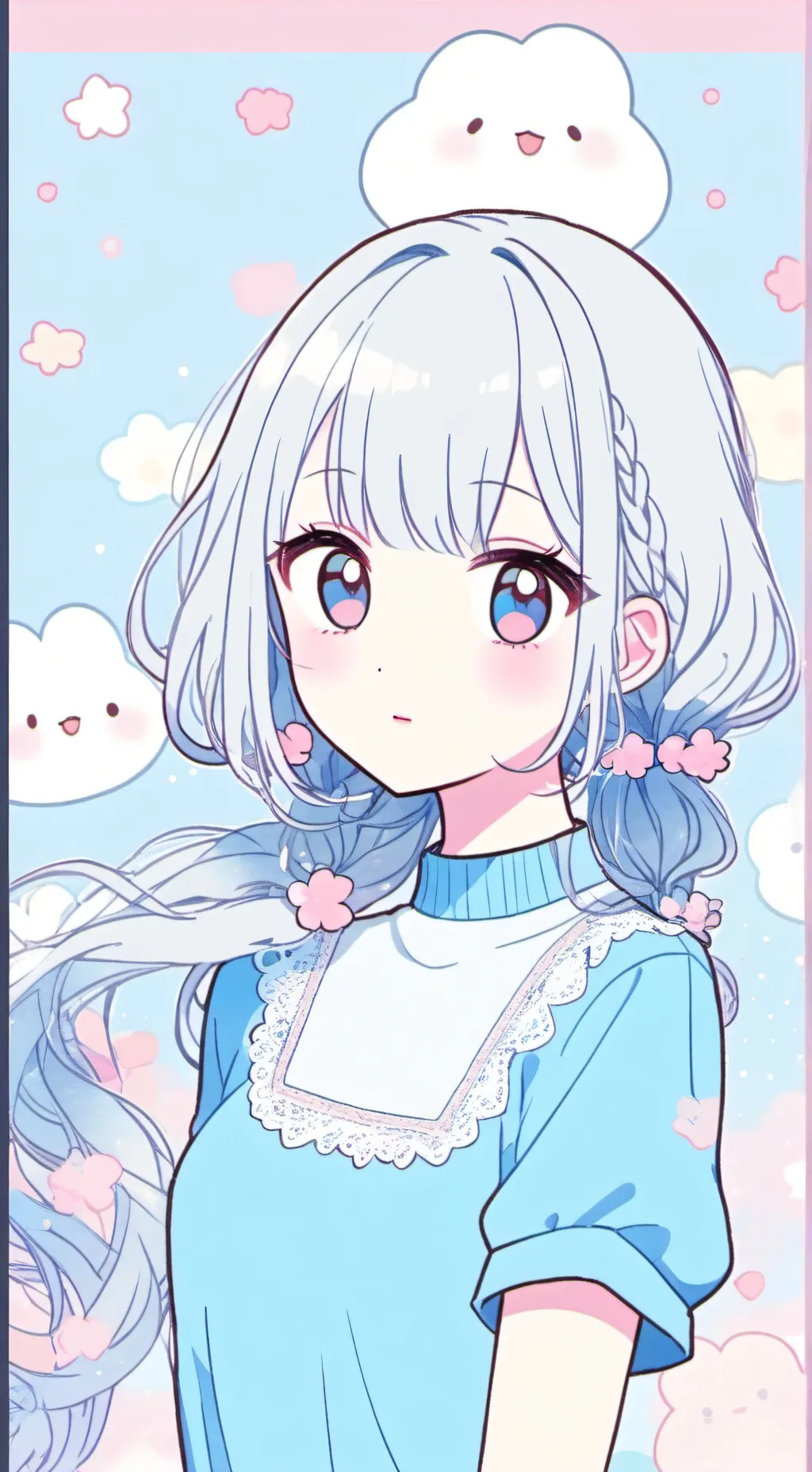 ai character: Скай(небо) background