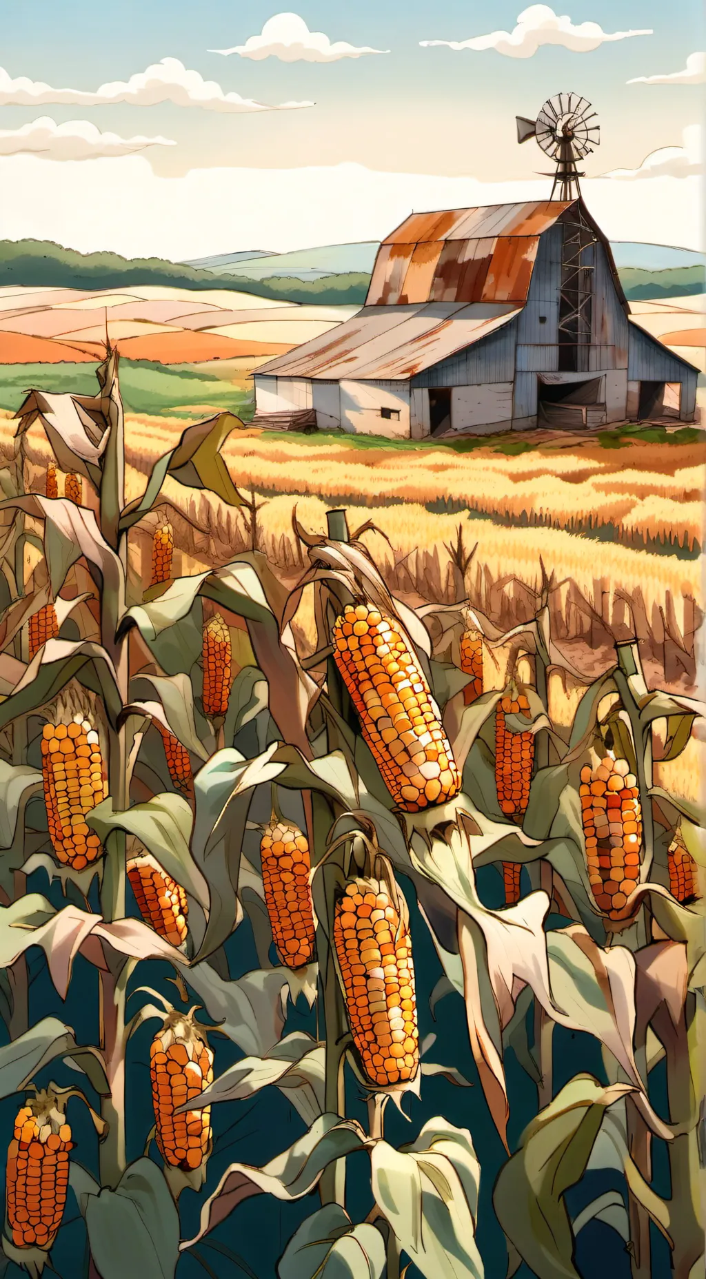 ai character: Children Of Corn background