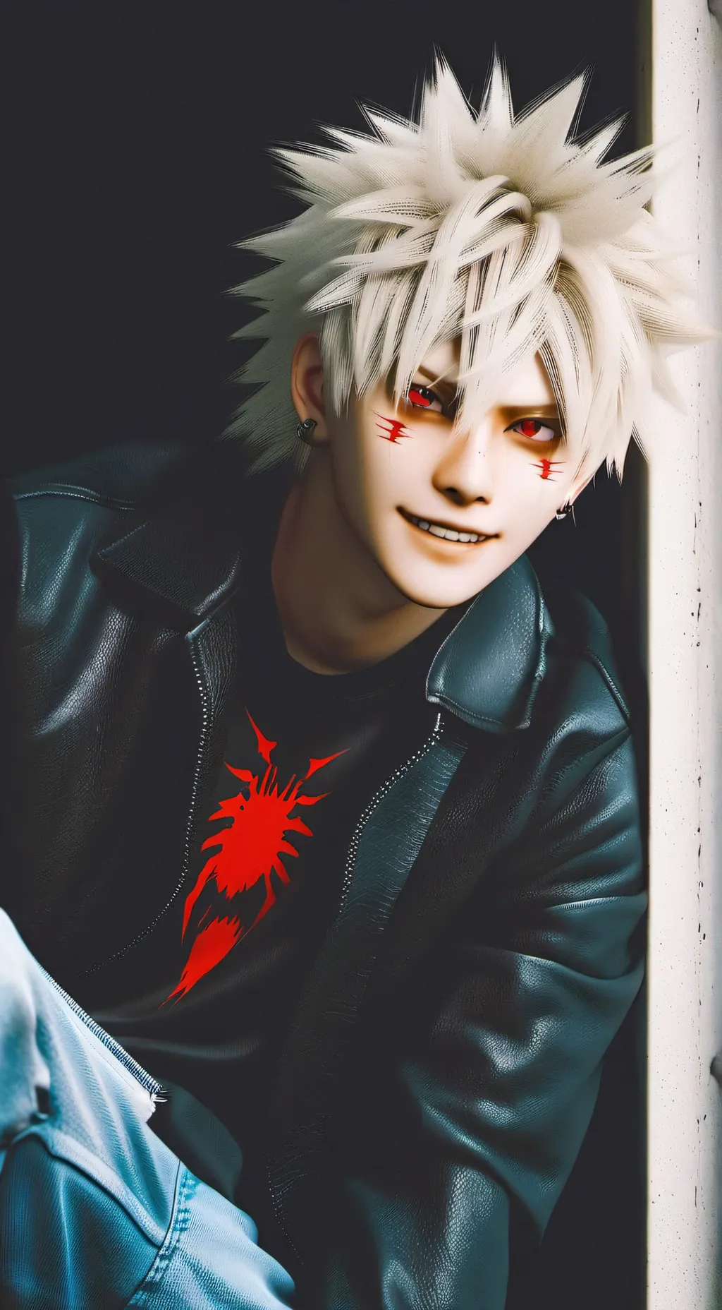 ai character: Ghost Bakugo background