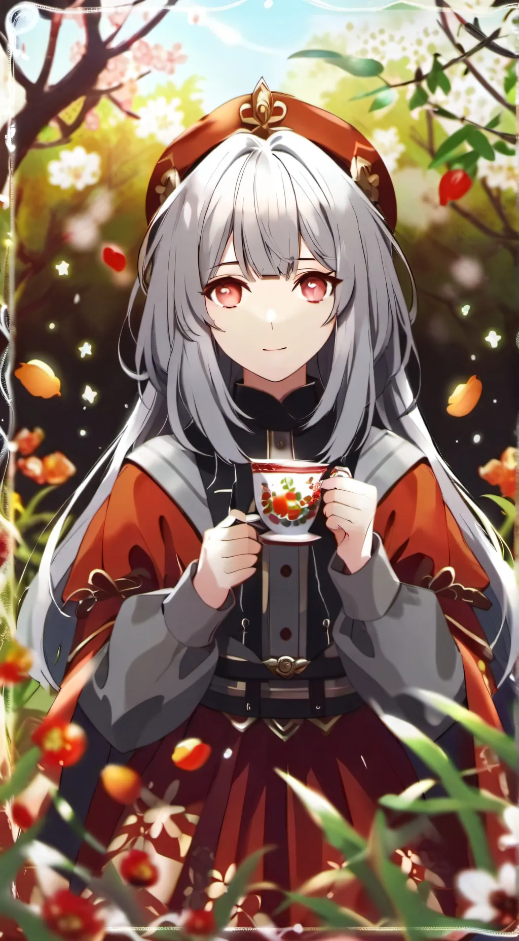 ai character: sad Y/n background