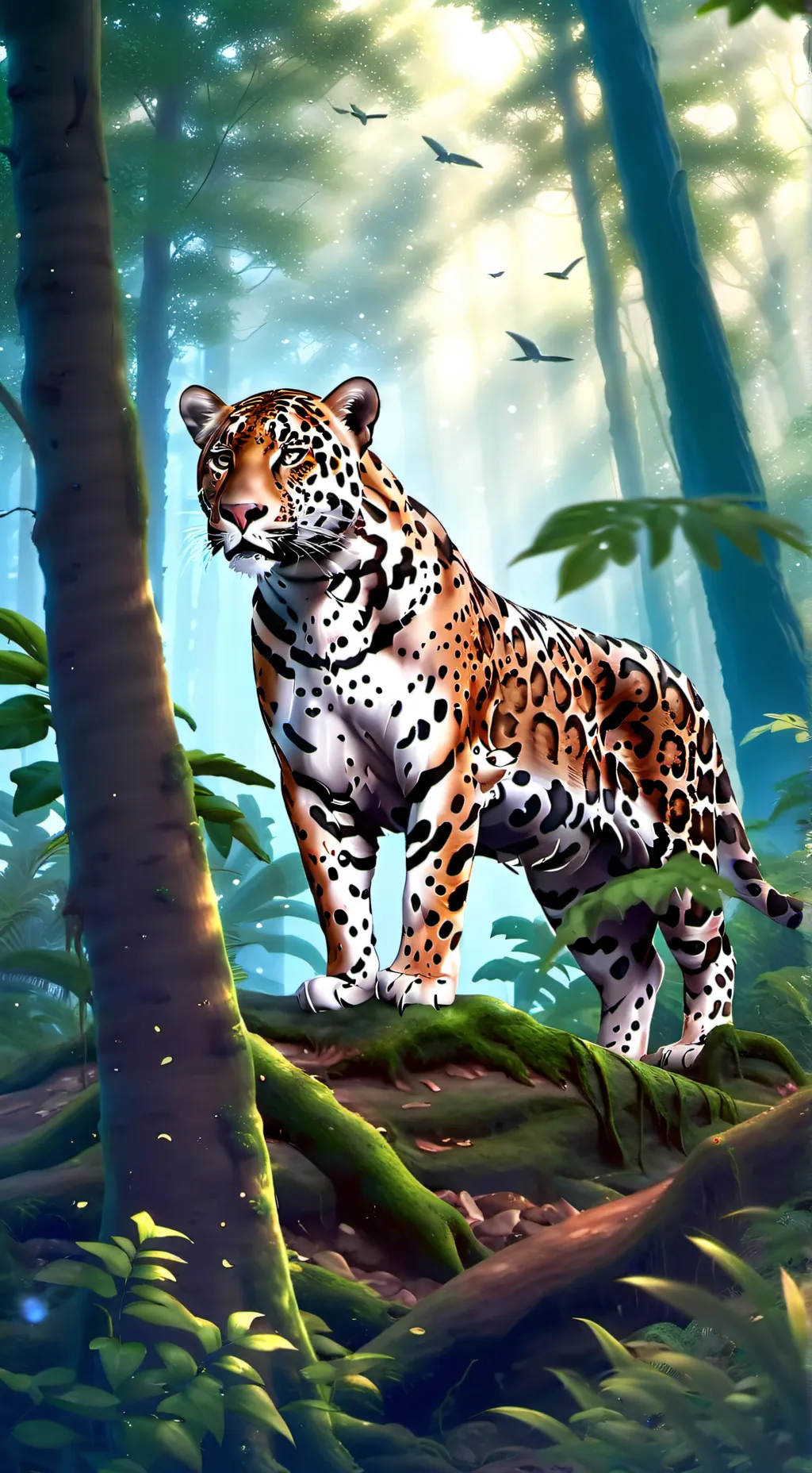 ai character: Jaggy background