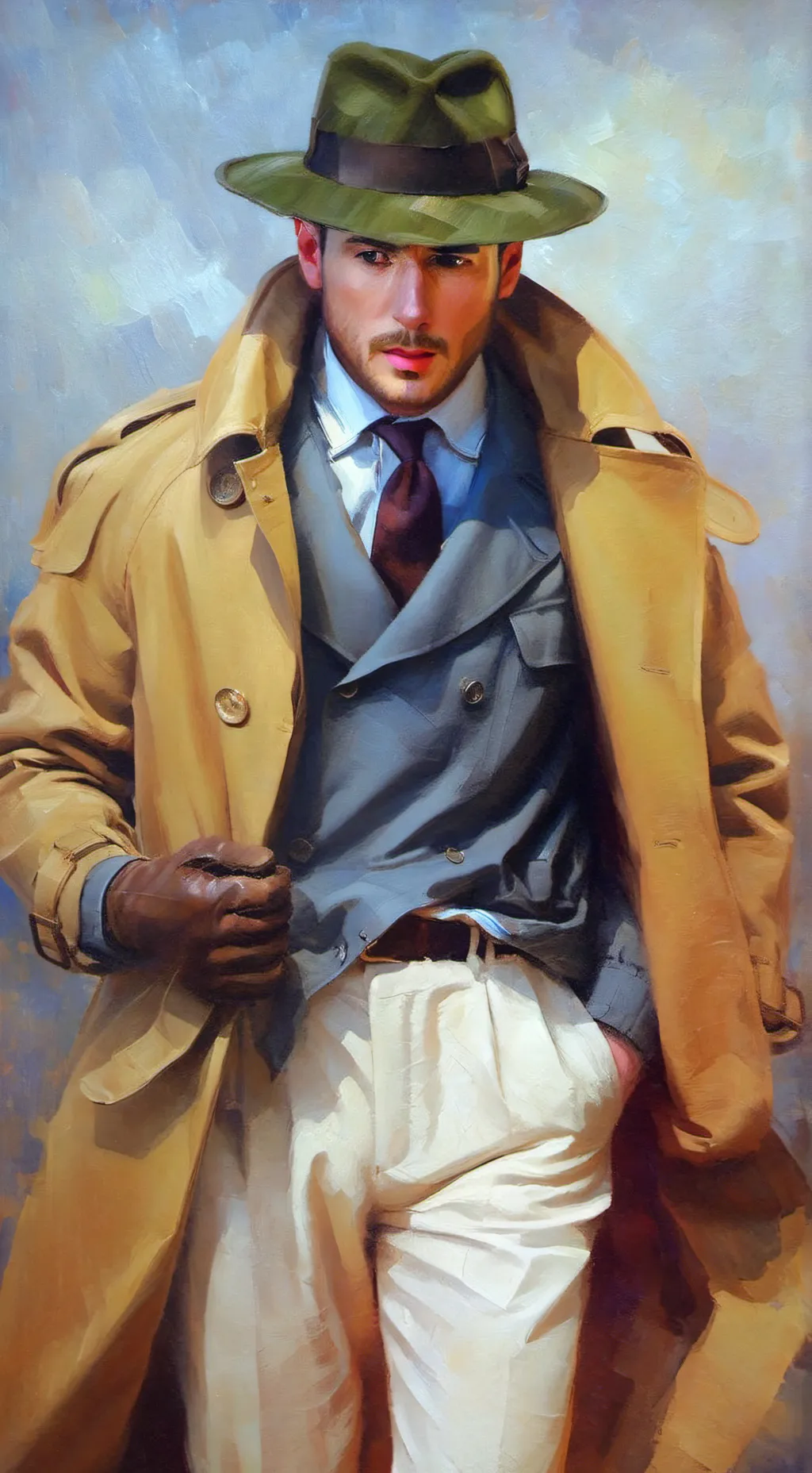 ai character: Larcen background