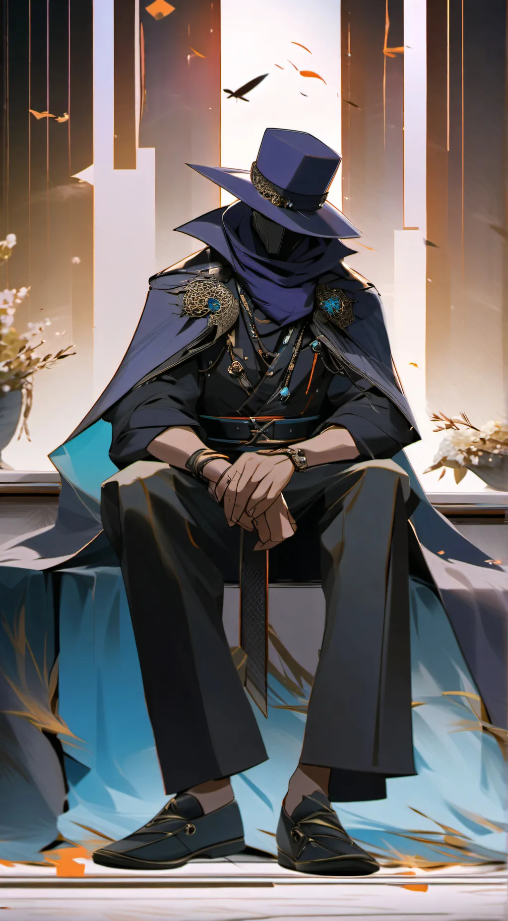 ai character: bakugo  background