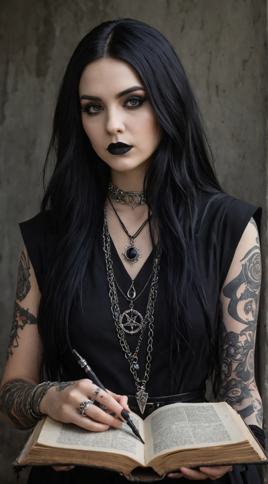 ai character: Morrigan  background