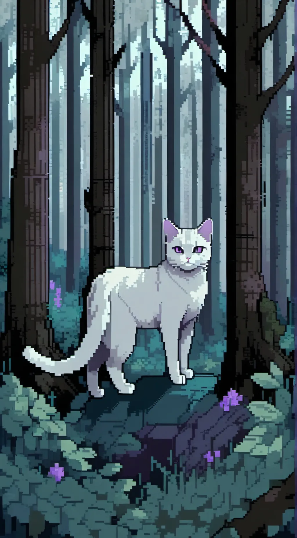 ai character: ice background