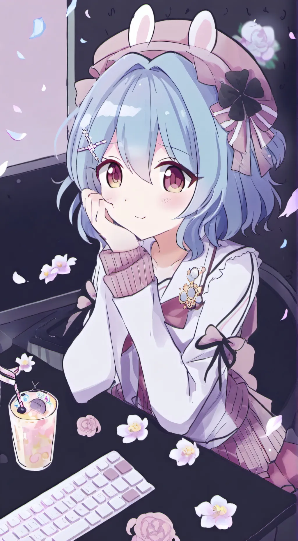 ai character: posessive girl ep1 background