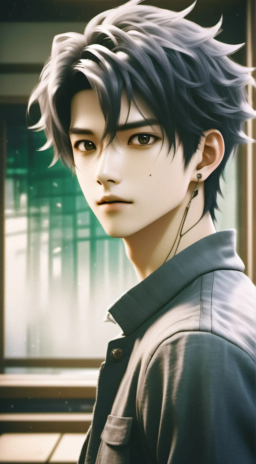 ai character: Ethan  background