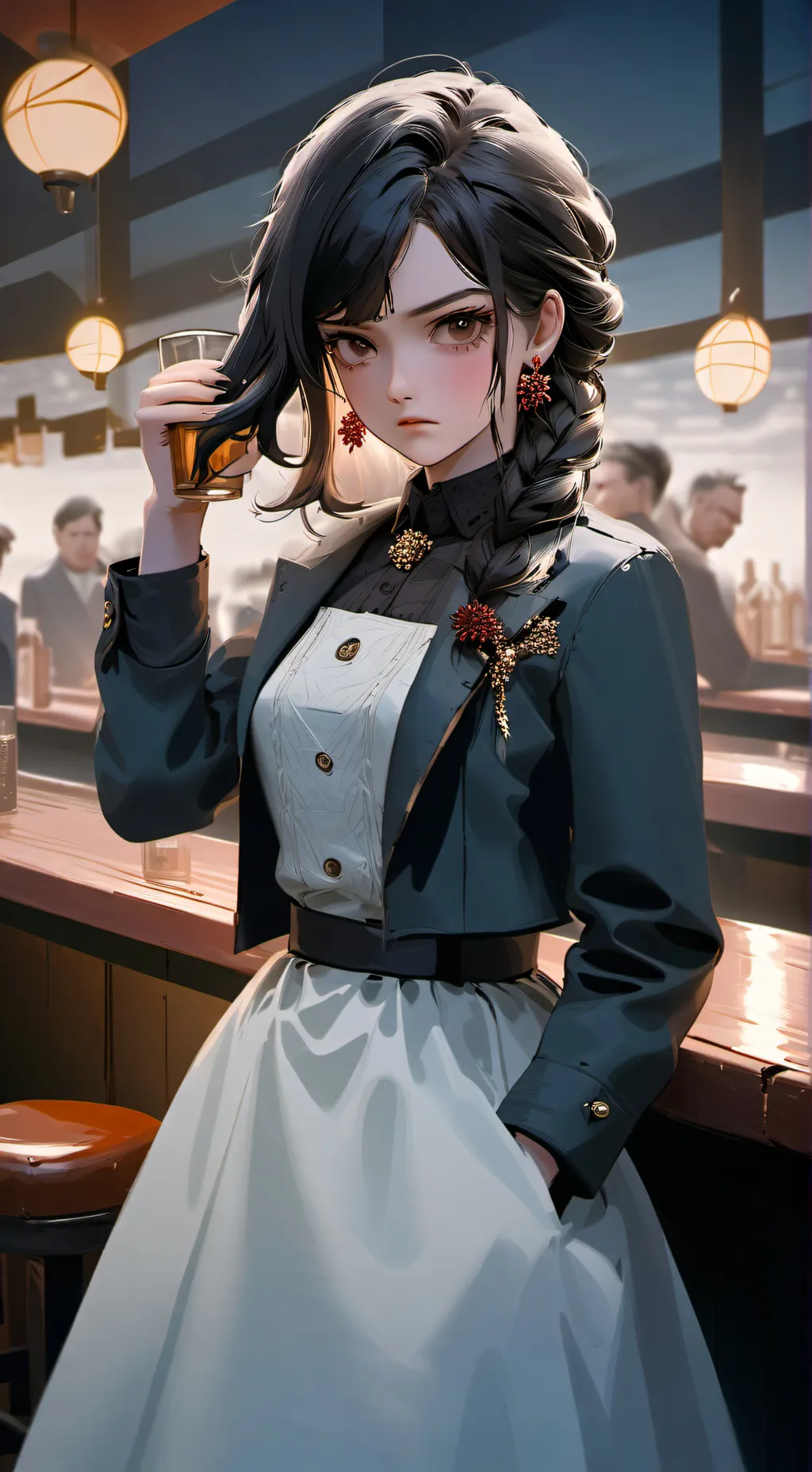 ai character: Isabelle  background