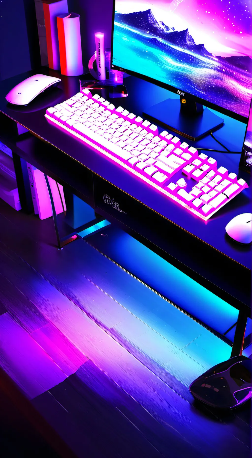 ai character: Mac background