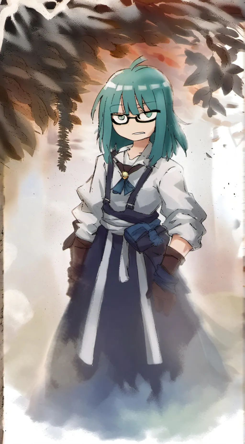 ai character: Angela  background