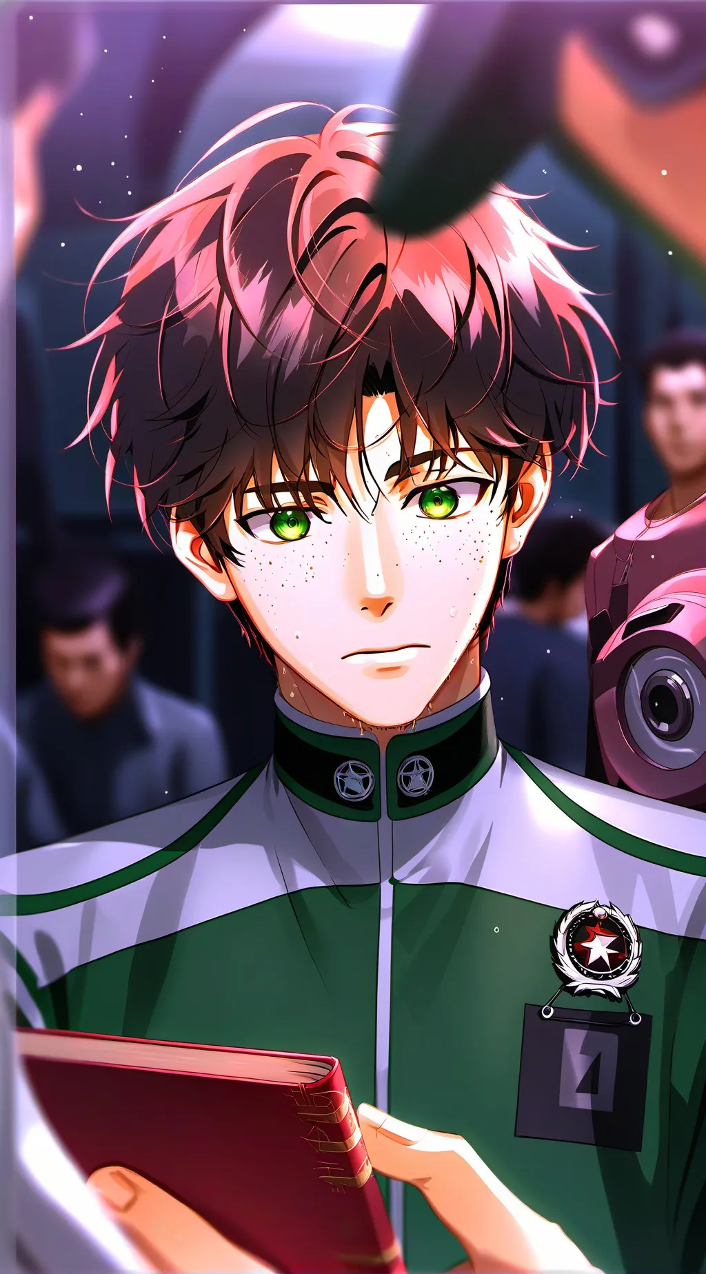 ai character: Deku background