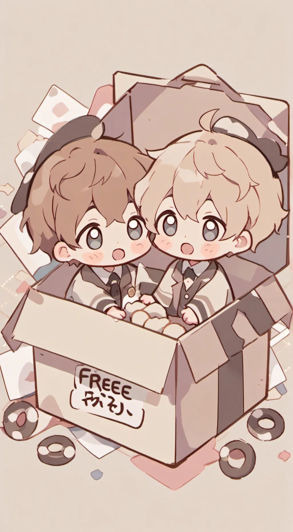 ai character: Baby friend  background